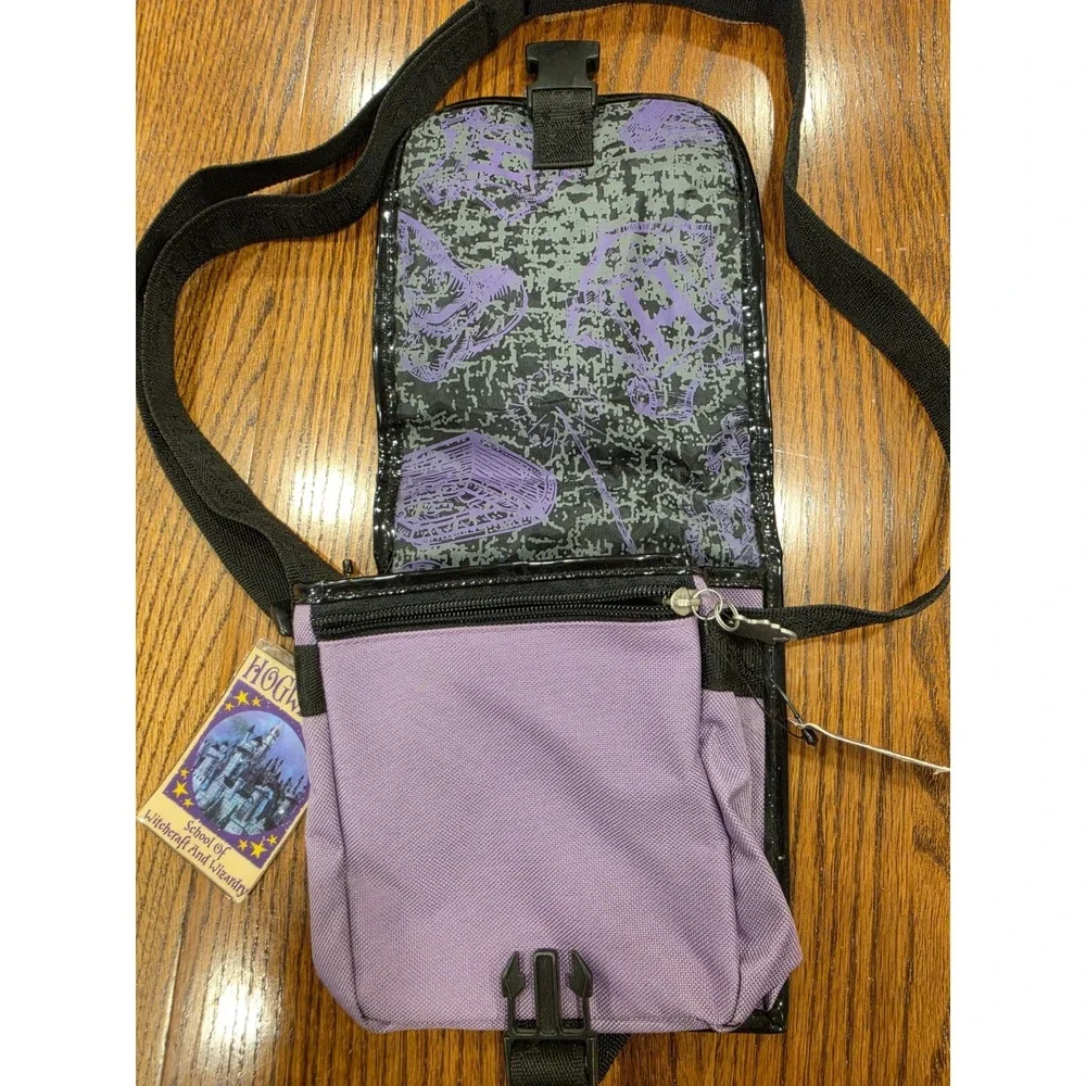 Vintage NWT Y2K Harry Potter Journey to Hogwarts Glitter Crossbody‎ Wizard